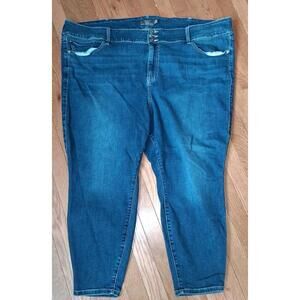 Women's Torrid Super Soft Jegging Size 30S Dark Wash Stretch Denim